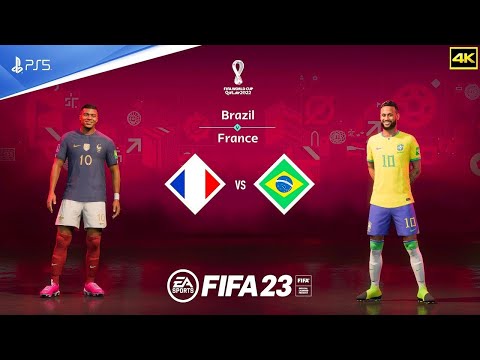 FIFA 23 - France Vs Brazil - FIFA World Cup 2022 Final Qatar | PS5™ [4K ] Next Gen