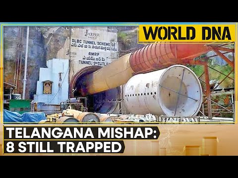 Telangana Tunnel Collapse: 8 Workers Remain Trapped As Rescue Efforts Continue | World DNA | WION