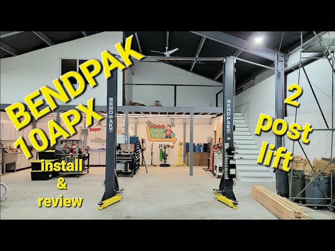 Bendpak 10APX 2 post lift install