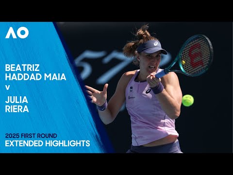 Beatriz Haddad Maia v Julia Riera Extended Highlights | Australian Open 2025 First Round