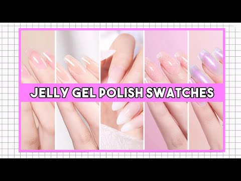 ¡TONOS TRENDY! · SWATCHES JELLY 💅🏼 BORNPRETTY