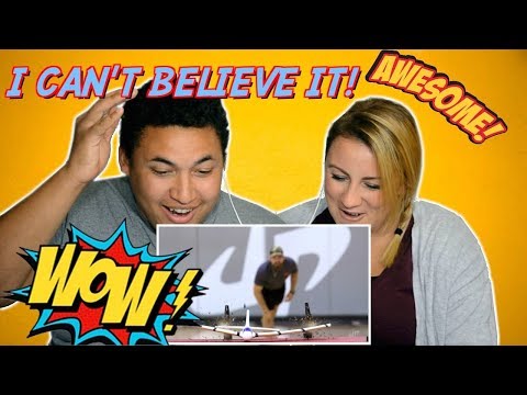 AirPlane Trick Shots || Dude Perfect - Couples Reaction