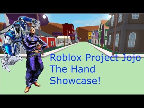 Roblox Project Jojo The Hand Showcase Sheeptrainer - 
