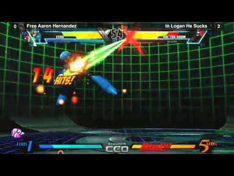 UMvC3 Free Aaron Hernandez vs In Logan He suckz - Teams CEO2013 Day 1