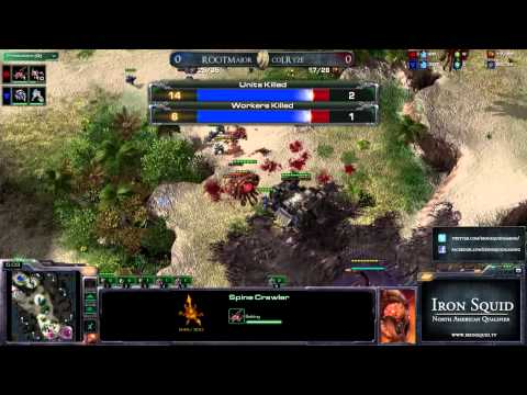 (HD576) RootMajor vs ColRyze - TvZ - G1 - Starcraft2 Replay [FR]