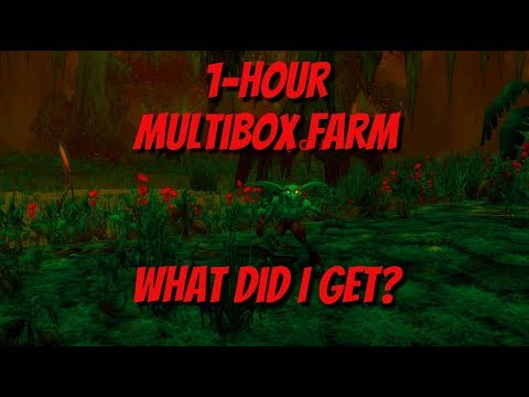 WOW Misty Grell Felcloth Multibox Farm