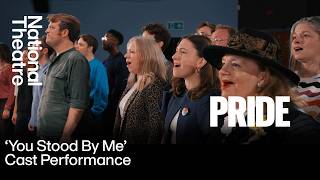 The cast of PRIDE, a new musical, sings You Stood By Me' National Theatre