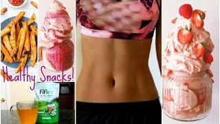 LOSE WEIGHT & GET FIT | Healthy Snack Ideas 2015 | Ice Cream Recipe!