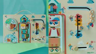 Alice dresses for the weather suitcase