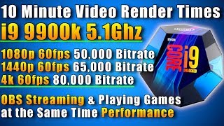 i9 9900k REVIEW for Video Editing / Render Times, Streaming & Benchmarks - Is It Worth It