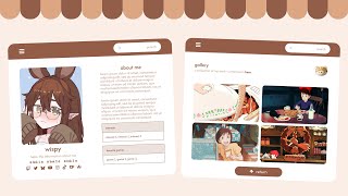 Comfy Website Carrd Template Design [ Showcase ]