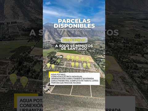 PARCELAS DISPONIBLES EN PAINE 🌿