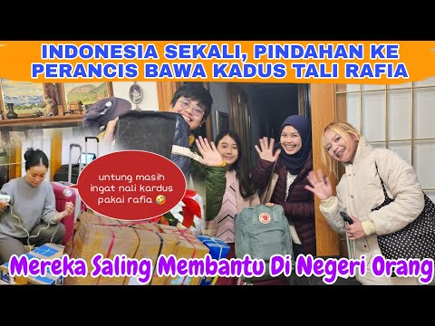 UDAH HIDUP DI EROPA, PINDAHAN TETAP PAKAI KARDUS TALI RAFIA.. INDONESIA SEKALI