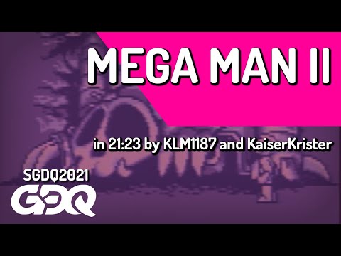 Mega Man II by KLM1187 and KaiserKrister in 21:23 - Summer Games Done Quick 2021 Online