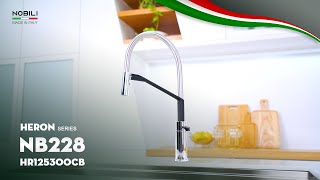 VÒI RỬA BÁT CẦN MỀM NOBILI HERON NB228 video 1