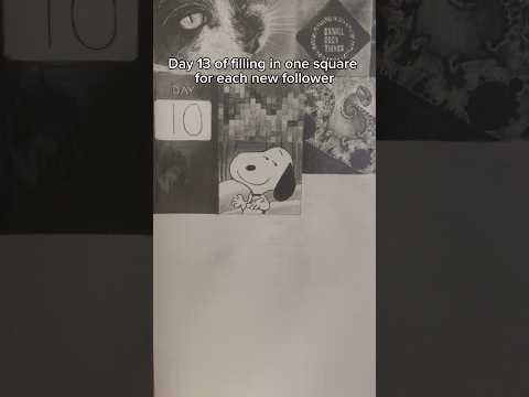 Day 13 of filling in one square for each new follower