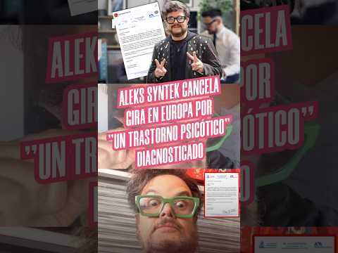 Aleks Syntek aplaza su gira por Europa 🎹✈️