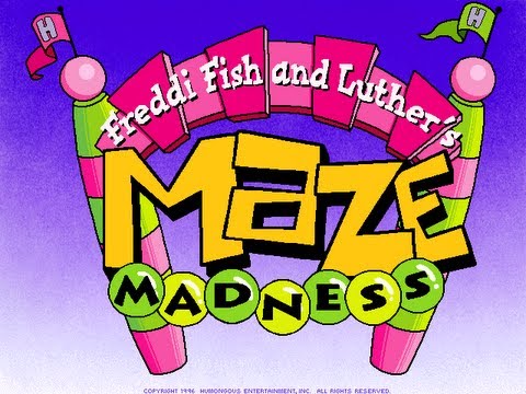 Freddi Fish and Luther's Maze Madness Walkthrough - YouTube
