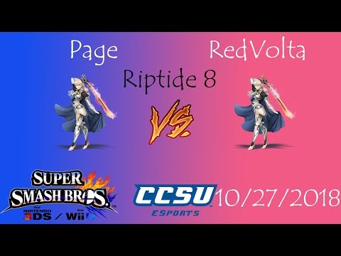 Riptide 8 CCSU Smash 4 - Page (Corrin) vs RedVolta (Corrin)