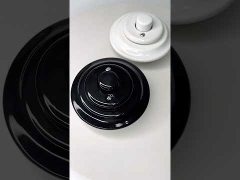 Ретро вимикачі димерні керамічні з керамічними рамками