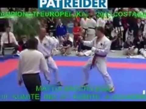 2013 JKA European Championship:Mattia Bacchilega in action
