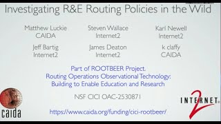Measuring R&E Routing Policies