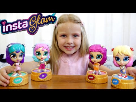 Игровой набор с куклой и косметикой 2 в 1 Instaglam S1 – Иви