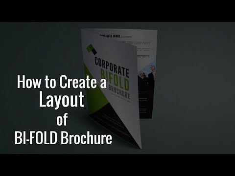 How to Create a Layout of bifold brochure