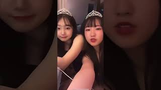 TikTokライブ配信 見えてから隠しても遅いw ちら 귀여운 미인  보이는  속옷  가슴  바지 可爱美貌内衣胸裤 パイ#shorts