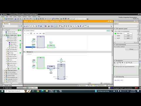 Siemens PLC TIA Portal function block diagram (FBD) #plc #programming