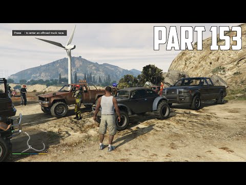 Grand Theft Auto V - 100% Walkthrough Part 153 [PS4] – Offroad Truck Race: Eco Friendly