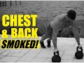 Kettlebell Ladder Set [KILLLER Upper Body Burn!] | Chandler Marchman