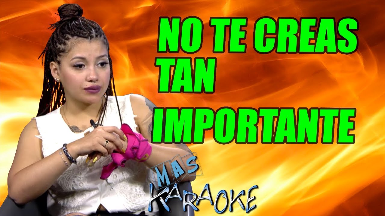 no te creas tan importante
