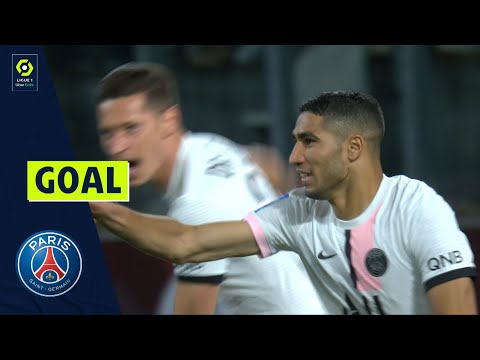 Goal Achraf HAKIMI (90' +4 - PSG) FC METZ - PARIS SAINT-GERMAIN (1-2) 21/22