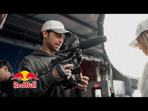 Red Bull shoot with a small crew (BTS)