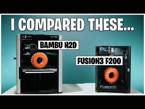 Bambu H2D vs Fusion3 F200 – Print Results SHOCKED Me