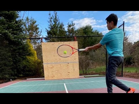 How to Build a Tennis Backboard at Home