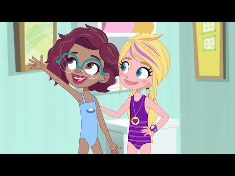 Capa de Polly Pocket - Festa na piscina