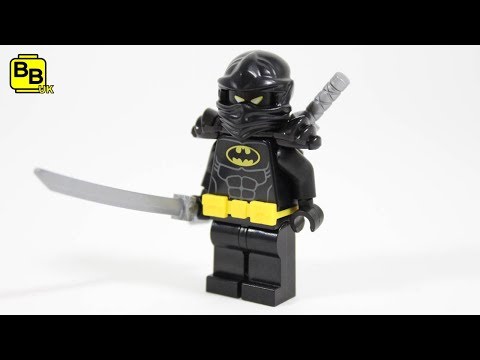 LEGO BATMAN MOVIE NINJA BAT MINIFIGURE CREATION