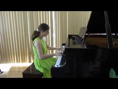 Beethoven Piano Sonata No. 33 in E Flat  WoO 47 No. 1- Allegro cantabile- Diana Malenkova (fragment)
