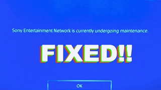 How to fix ps4 undergoing maintenance