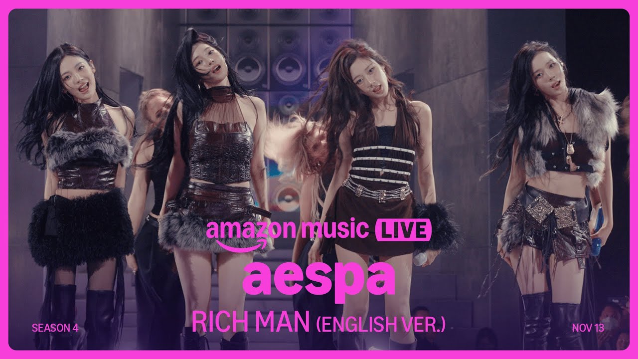 aespa 에스파 'Rich Man (English Ver.)' Live Stage @Amazon Music Live