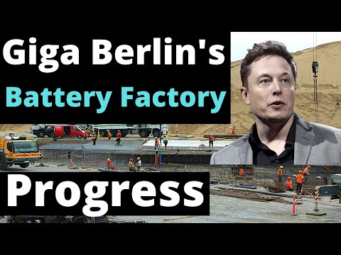 See Tesla Reinforcing Giga Berlin's Battery Factory With Concrete Pillars
