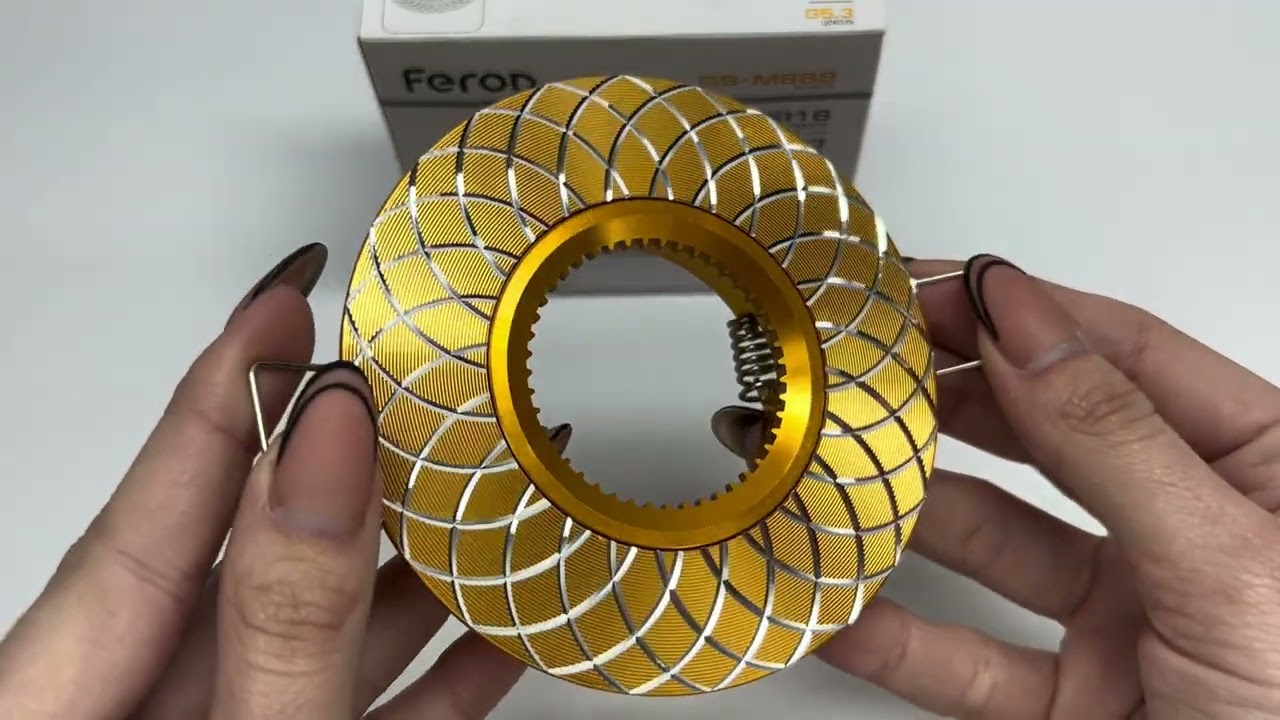 Встраиваемый точечный светильник FERON GS-M888 MR-16  золото 28826