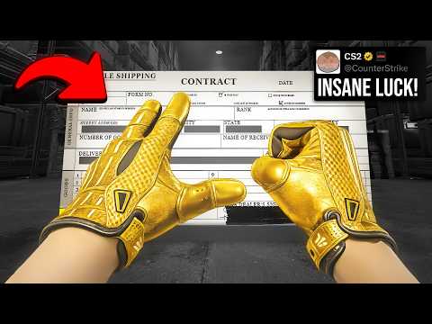WE DID CS2 GOLD TRADE UPS.. (INSANE LUCK!)