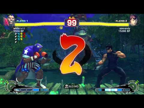 kimrandy [Fei] vs white s t l [Balrog] SSF4 Japanese Online Ranked Matches - TRUE-HD