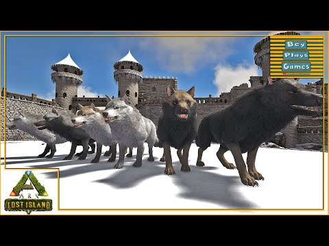I Tamed A VISCIOUS Direwolf Pack | ARK: Hardcore Lost Island | EP13