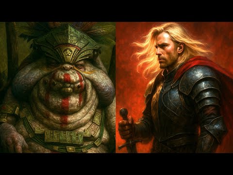 Lizardmen & Dwarfs vs Vampire Counts & Tomb Kings - TotalWar Warhammer 3 cinematic battle