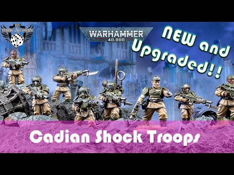 NEW Cadian Shock Troops Astra Militarum Models Review