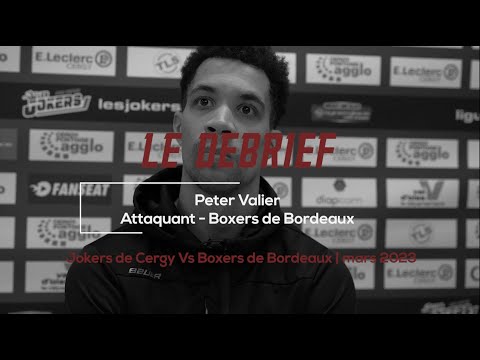Peter Valier - Boxers de Bordeaux - Ligue Magnus | Cergy Vs Bordeaux | 3 mars 2023
